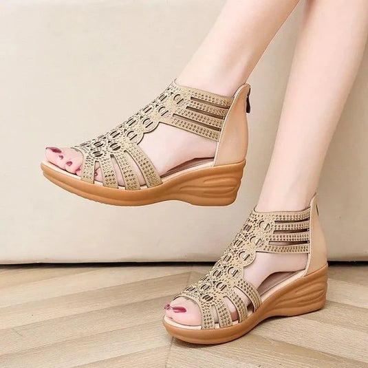 Bella - Stylish Wedge Sandals