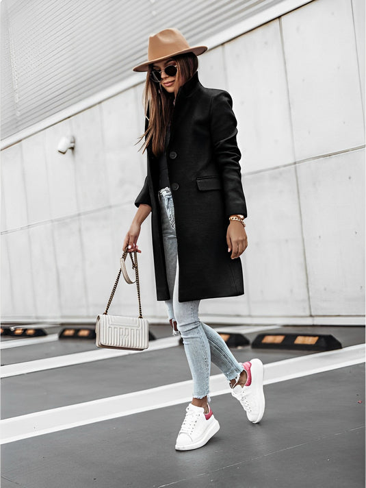 Celestia™ | Effortless Elegance Long Trench Coat