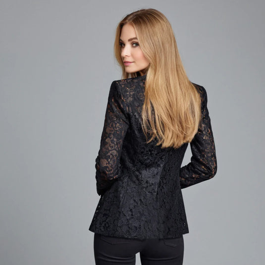 Scarlett™ | Timeless Lace-Embroidered Blazer