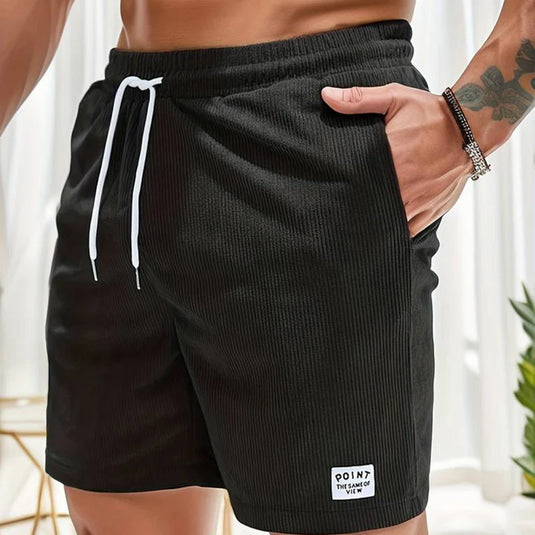 Noah - Casual Drawstring Corduroy Shorts