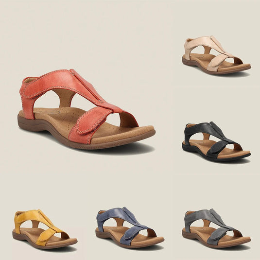 Zoe - Casual Leather Orthopedic Sandals