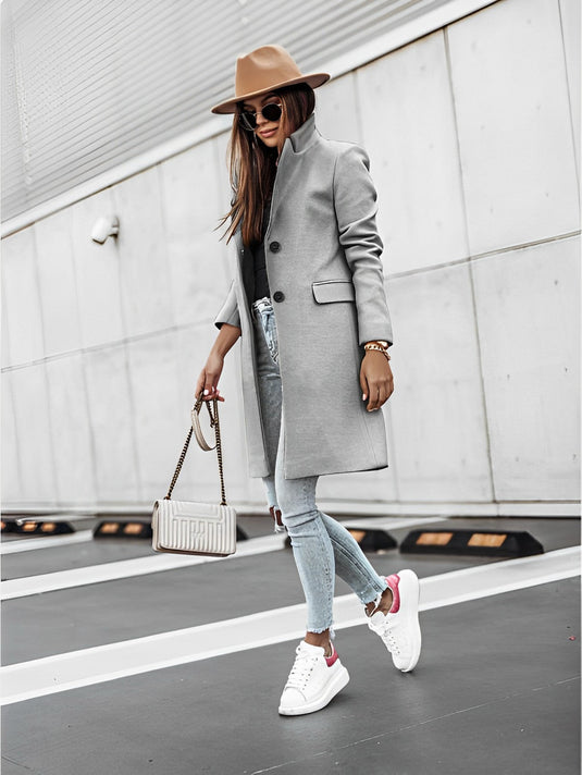 Celestia™ | Effortless Elegance Long Trench Coat