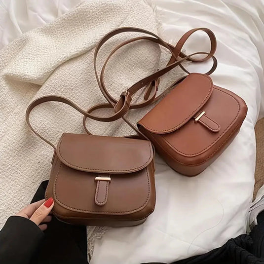 Evelyn™ - Vintage Poise Saddle Crossbody