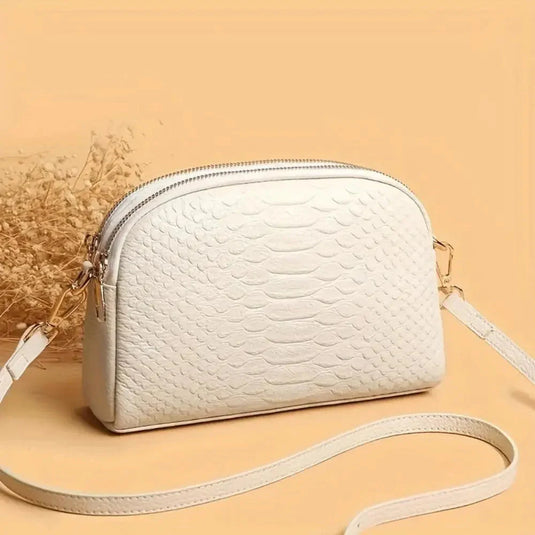 Valentina™ - Luxe Croc-Textured Mini Crossbody