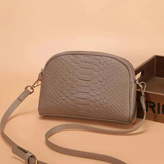 Valentina™ - Luxe Croc-Textured Mini Crossbody