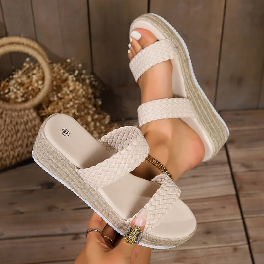 Aurelia™ | Effortless Elegance Wedge Sandals