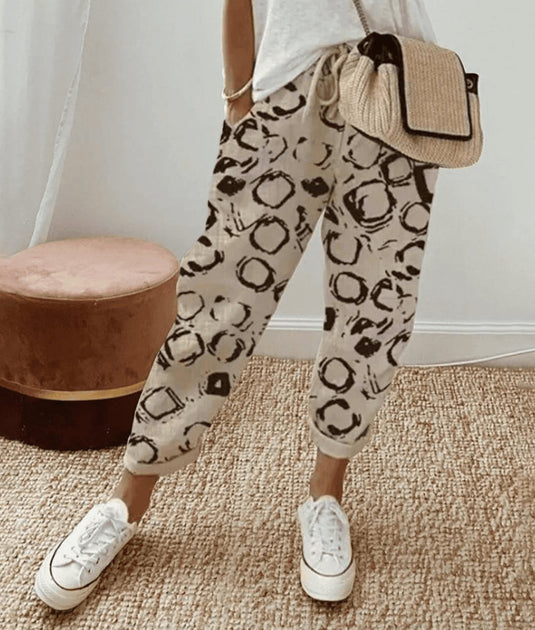 Bella™ | Chic trousers in cotton-linen