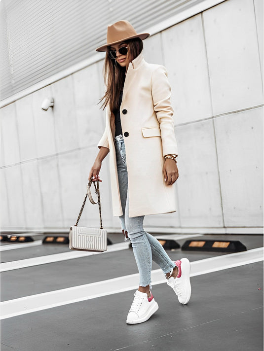 Celestia™ | Effortless Elegance Long Trench Coat