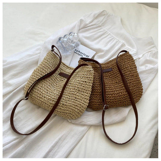 Lina - Trendy Woven Shoulder Bag