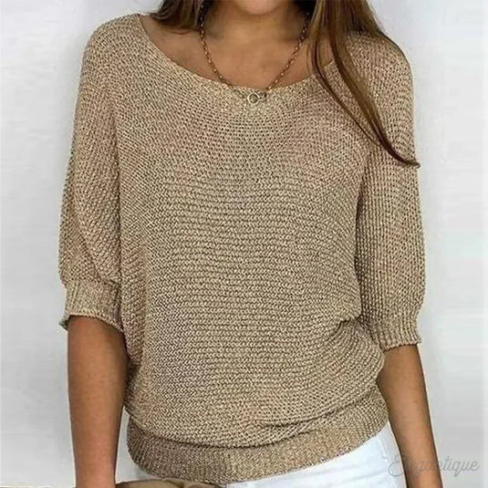 Eunice™ | Relaxed Knit Top